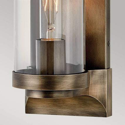 Quintiesse - Vonkajšie nástenné svietidlo PEARSON M 1xE27/60W/230V IP44 bronzové