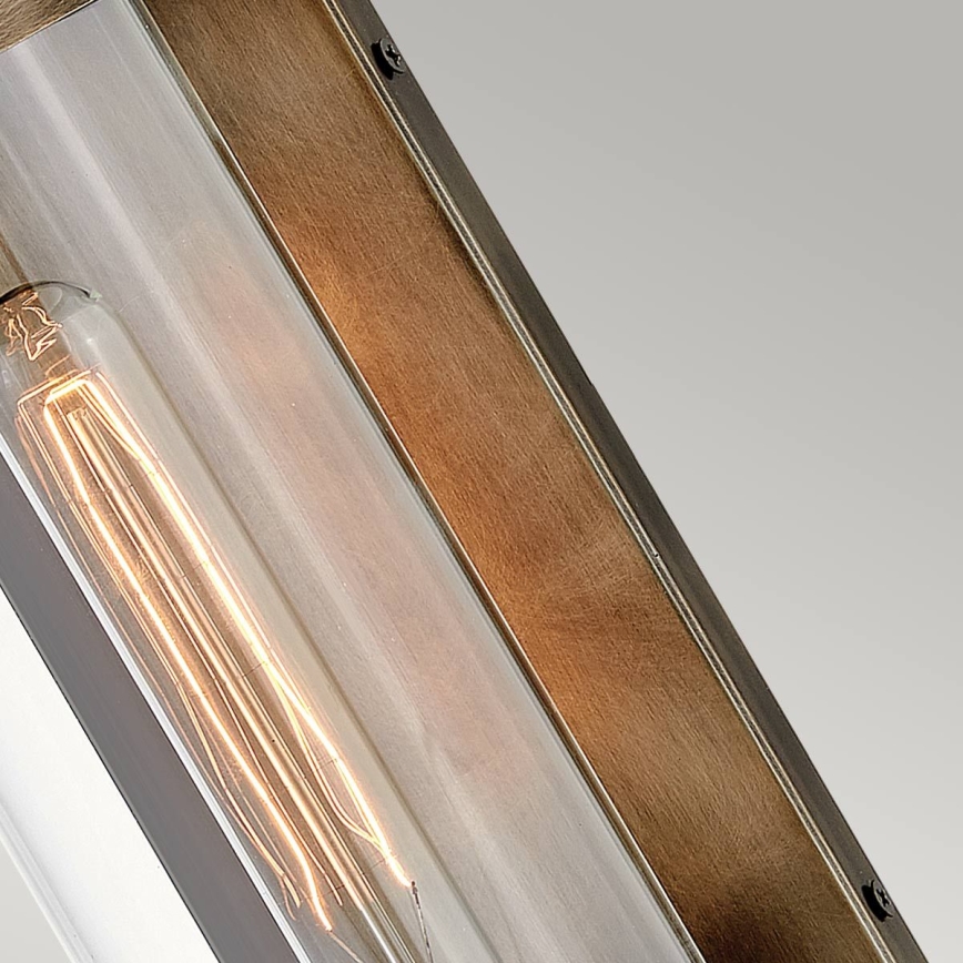 Quintiesse - Vonkajšie nástenné svietidlo PEARSON M 1xE27/60W/230V IP44 bronzové