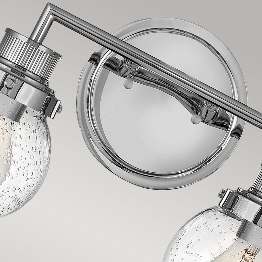 Quintiesse - Kúpeľňové nástenné svietidlo POPPY 2xE27/60W/230V IP44 lesklý chróm