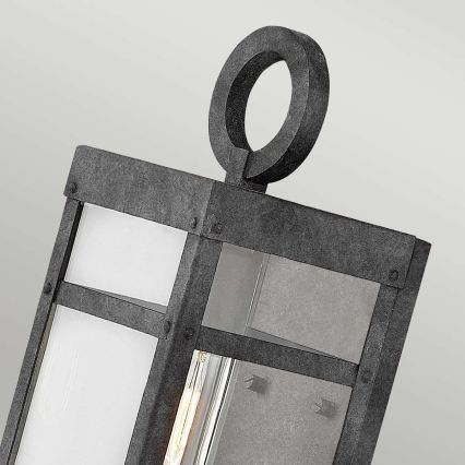 Quintiesse - Vonkajšie nástenné svietidlo PORTER S 1xE27/60W/230V IP44 čierna