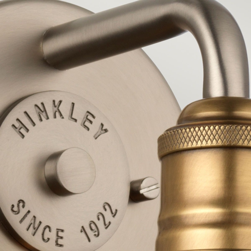 Quintiesse - Kúpeľňové nástenné svietidlo RIGBY 1xE27/40W/230V IP44 bronzové