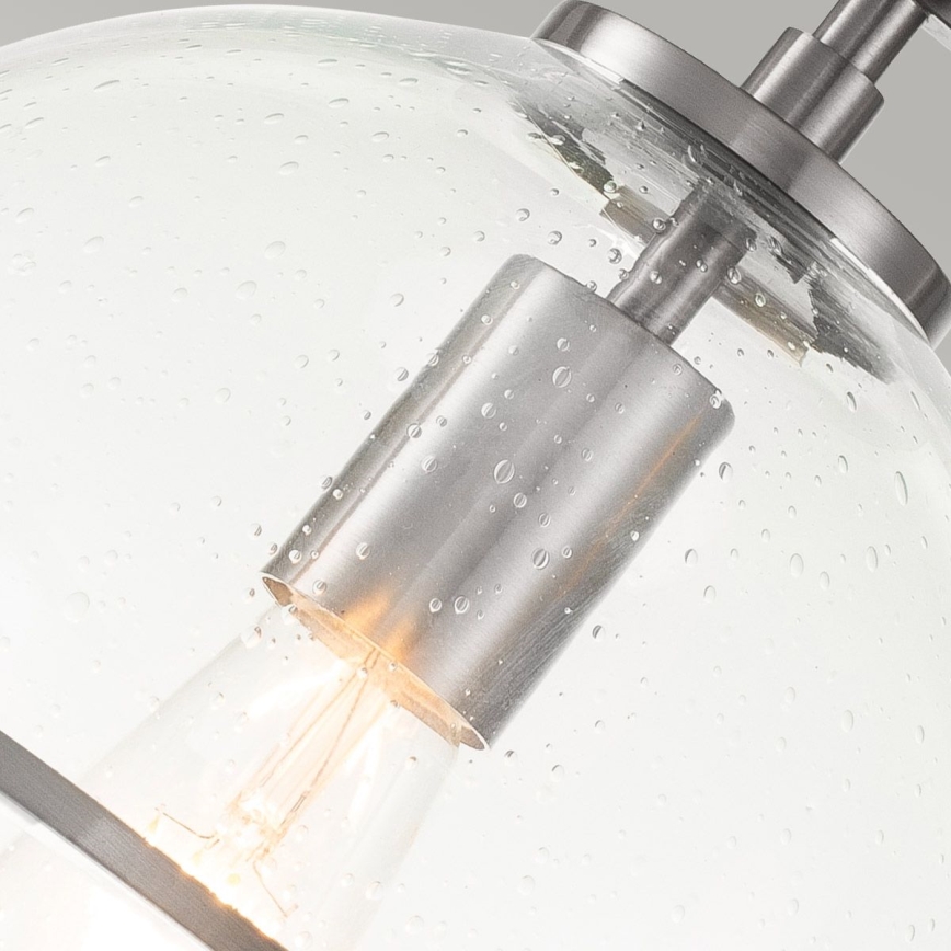 Quintiesse - Stropné svietidlo SOMERSET 1xE27/60W/230V pr. 28,2 cm, matný chróm