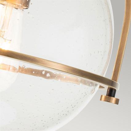 Quintiesse - Stropné svietidlo SOMERSET 1xE27/60W/230V pr. 28,2 cm zlaté