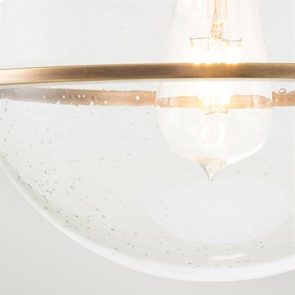 Quintiesse - Stropné svietidlo SOMERSET 1xE27/60W/230V pr. 28,2 cm zlaté