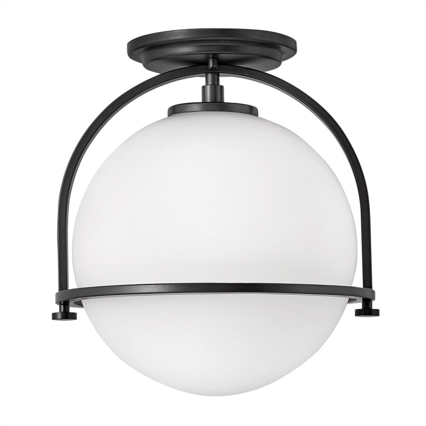 Quintiesse - Stropné svietidlo SOMERSET 1xE27/60W/230V priemer 28,2 cm čierne