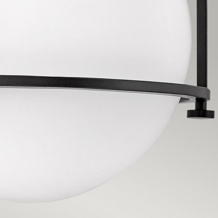 Quintiesse - Stropné svietidlo SOMERSET 1xE27/60W/230V priemer 28,2 cm čierne