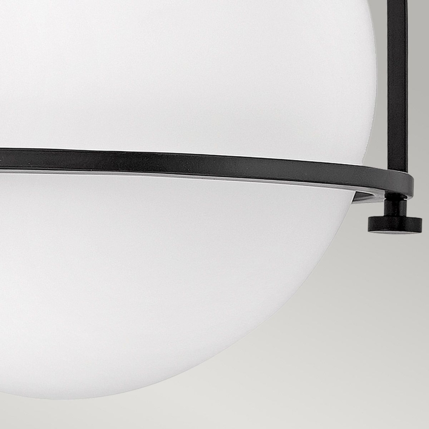 Quintiesse - Stropné svietidlo SOMERSET 1xE27/60W/230V priemer 28,2 cm čierne