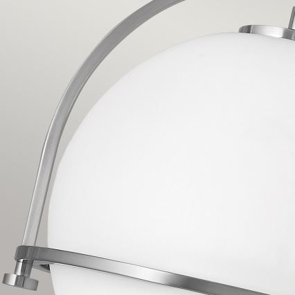 Quintiesse - Stropné svietidlo SOMERSET 1xE27/60W/230V pr. 28,2 cm matný chróm