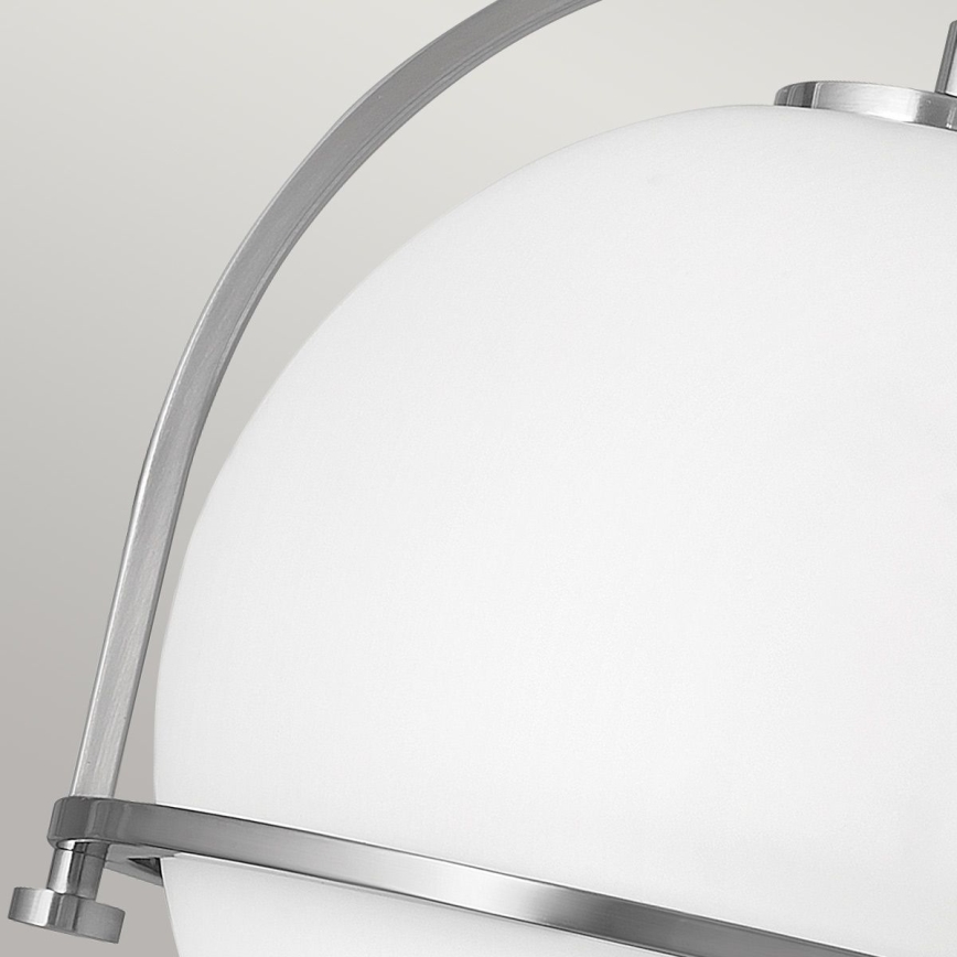 Quintiesse - Stropné svietidlo SOMERSET 1xE27/60W/230V pr. 28,2 cm matný chróm