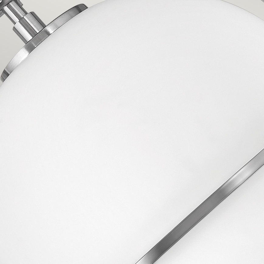 Quintiesse - Stropné svietidlo SOMERSET 1xE27/60W/230V pr. 28,2 cm matný chróm