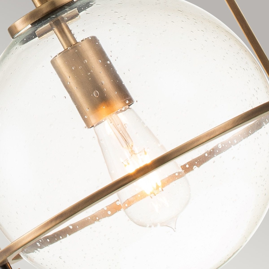 Quintiesse - Luster na tyči SOMERSET 1xE27/60W/230V pr. 28,9 cm bronzový