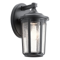 Quintiesse - Vonkajšie nástenné svietidlo FAIRFIELD M 1xE27/60W/230V IP44 čierna