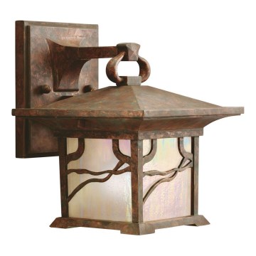 Quintiesse - Vonkajšie nástenné svietidlo MORRIS S 1xE27/60W/230V IP44 bronzové