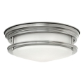 Quintiesse - Vonkajšie stropné svietidlo HADRIAN 2xE27/40W/230V pr. 30,5 cm IP44 matný chróm