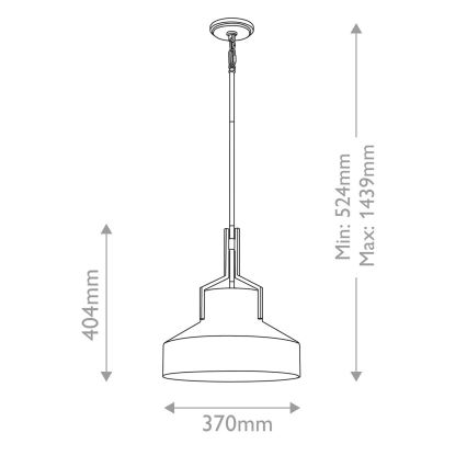 Quoizel - Luster na tyči BRECKEN 2xE27/60W/230V čierny/mramorový dekor