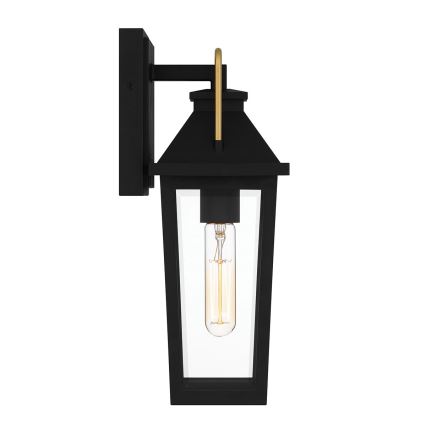 Quoizel - Vonkajšie nástenné svietidlo BUCKLEY 1xE27/40W/230V IP44 čierna