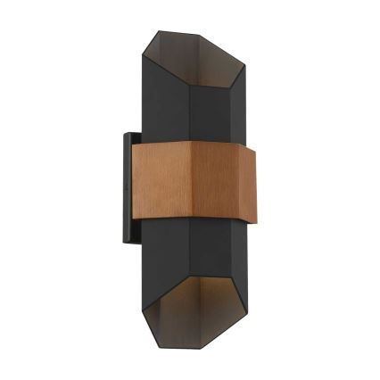 Quoizel - LED Vonkajšie nástenné svietidlo CHASM 2xLED/5,5W/230V IP44