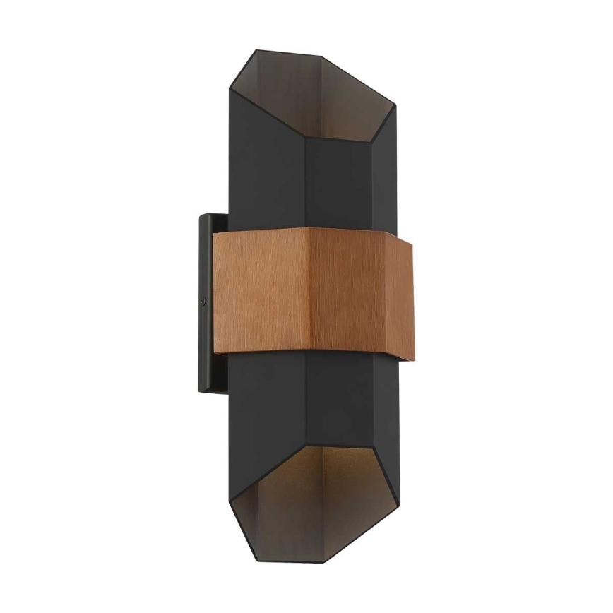 Quoizel - LED Vonkajšie nástenné svietidlo CHASM 2xLED/5,5W/230V IP44