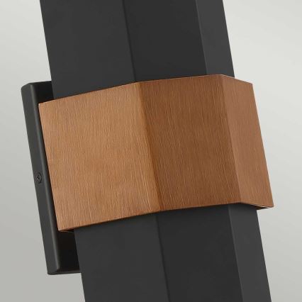 Quoizel - LED Vonkajšie nástenné svietidlo CHASM 2xLED/5,5W/230V IP44