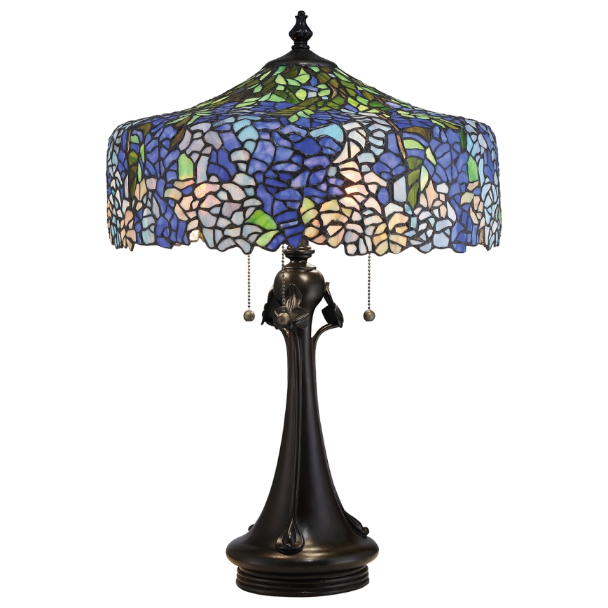 Quoizel - Stolná lampa COBALT 3xE27/60W/230V