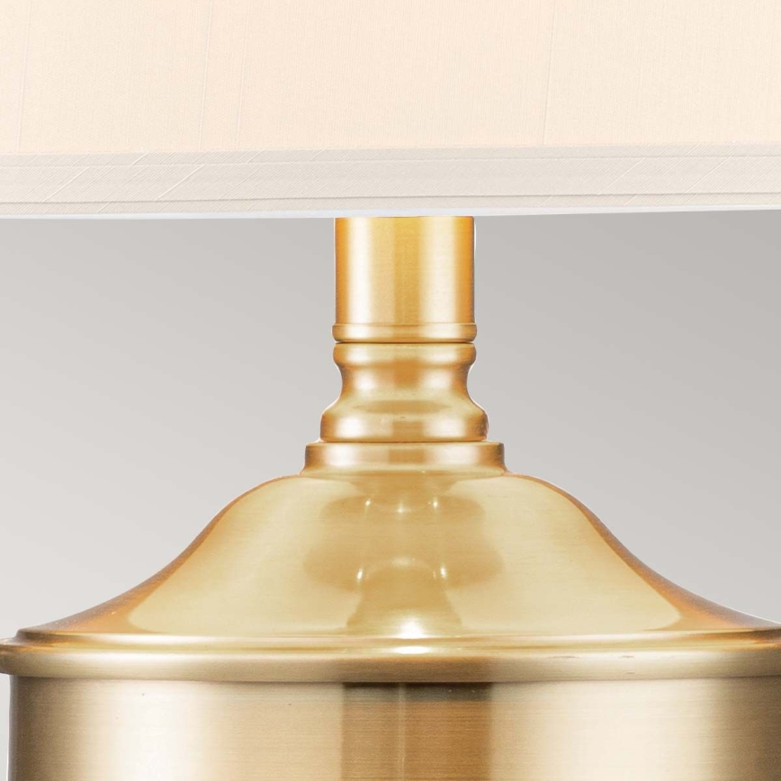 Quoizel - Stolná lampa DENNISON 1xE27/60W/230V zlatá