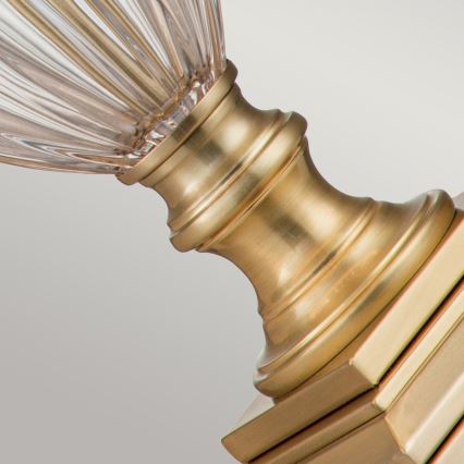 Quoizel - Stolná lampa DENNISON 1xE27/60W/230V zlatá
