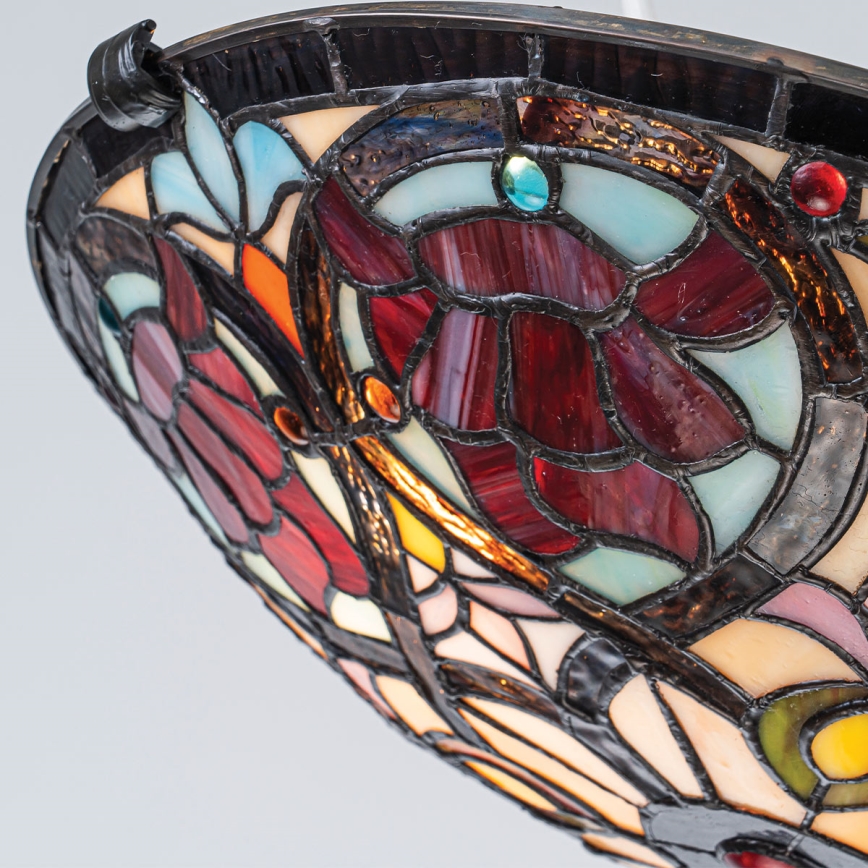 Quoizel - Stropné svietidlo Tiffany LARISSA 2xE27/40W/230V pr. 41,2 cm