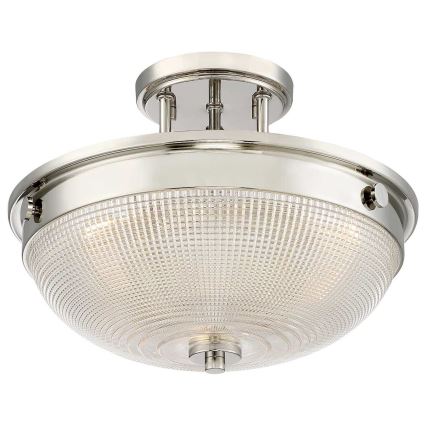 Quoizel - Prisadený luster MANTLE 2xE27/60W/230V lesklý chróm