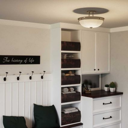 Quoizel - Prisadený luster MANTLE 2xE27/60W/230V lesklý chróm