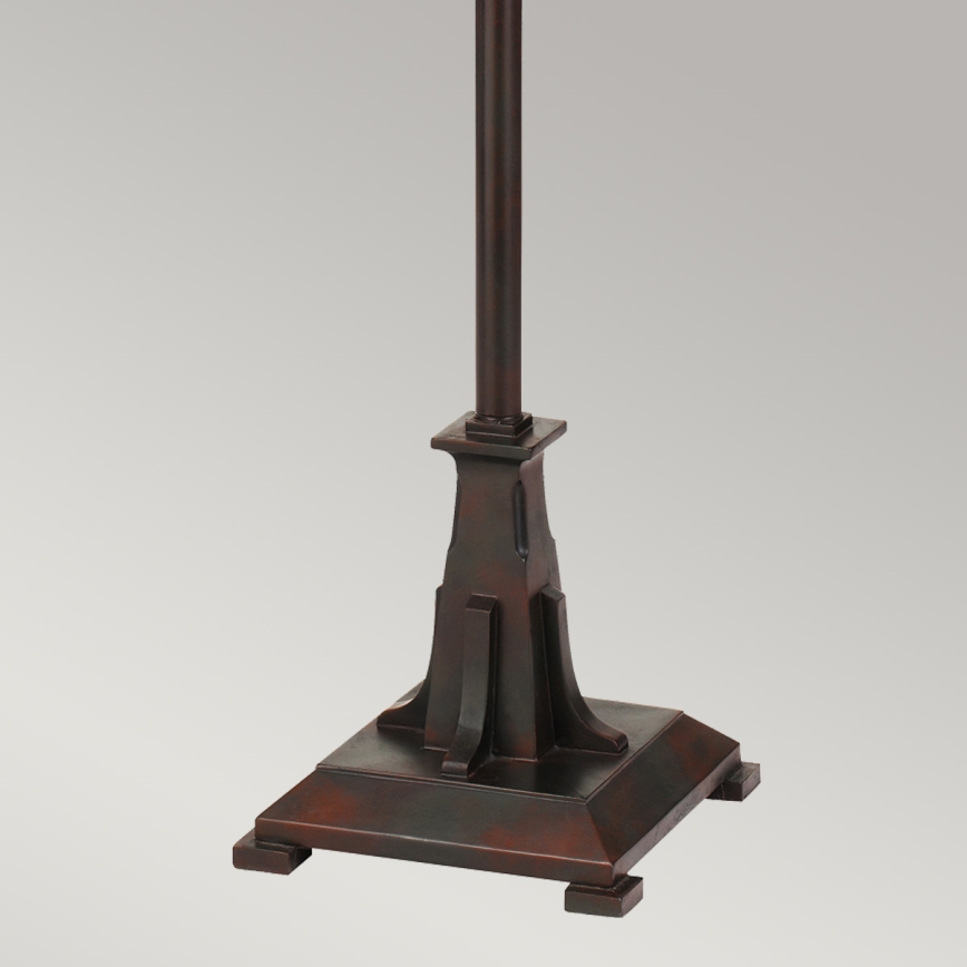 Quoizel - Podlahová lampa Tiffany MAYBECK 2xE27/60W/230V