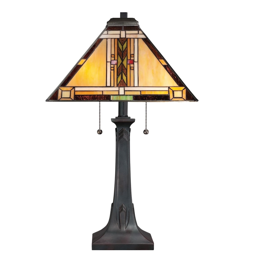 Quoizel - Stolná lampa NAVAJO 2xE27/60W/230V