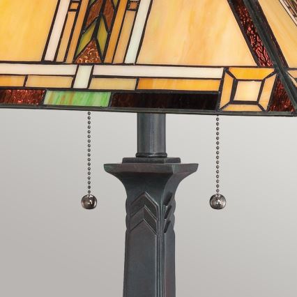 Quoizel - Stolná lampa NAVAJO 2xE27/60W/230V