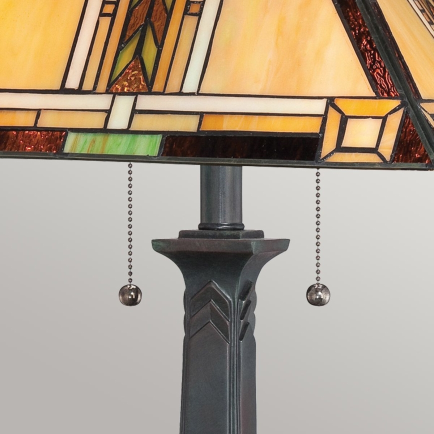 Quoizel - Stolná lampa NAVAJO 2xE27/60W/230V