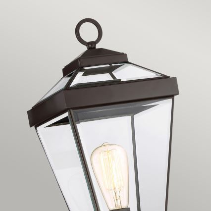 Quoizel - Vonkajšia lampa RAVINE 1xE27/60W/230V IP44 hnedá