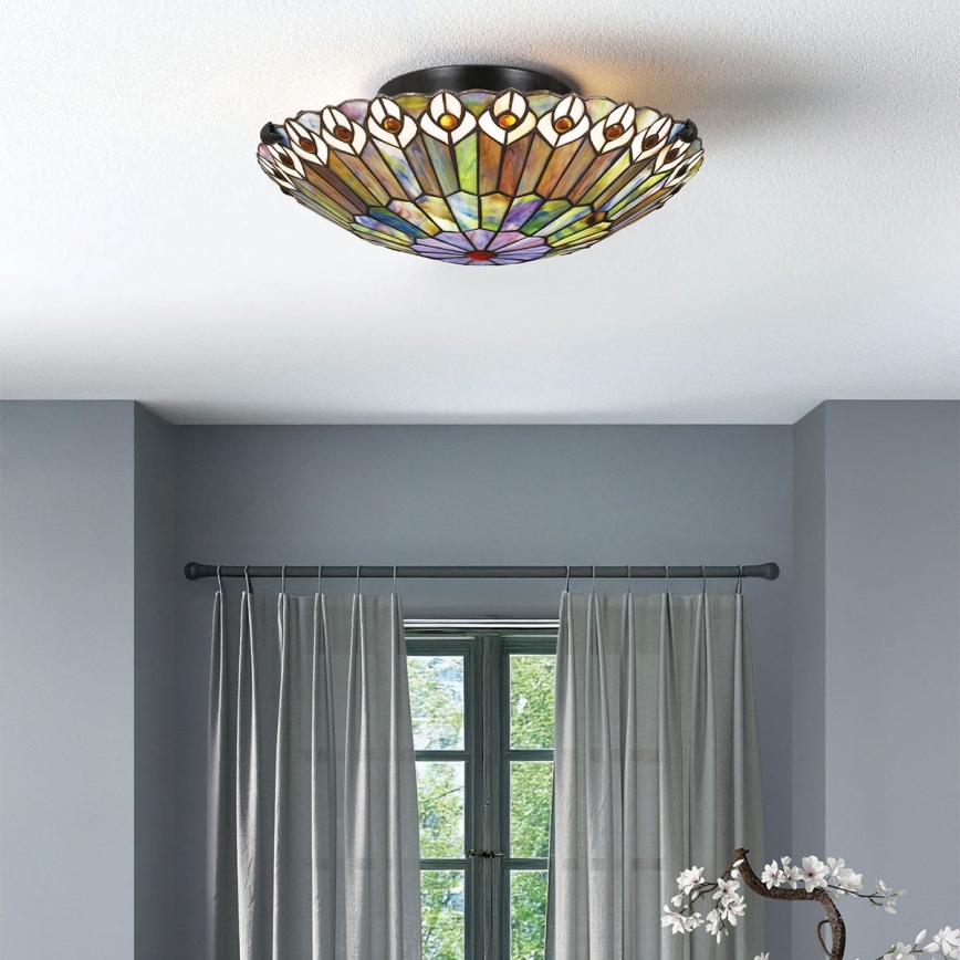 Quoizel - Stropné svietidlo WATKINS 2xE27/60W/230V pr. 42 cm