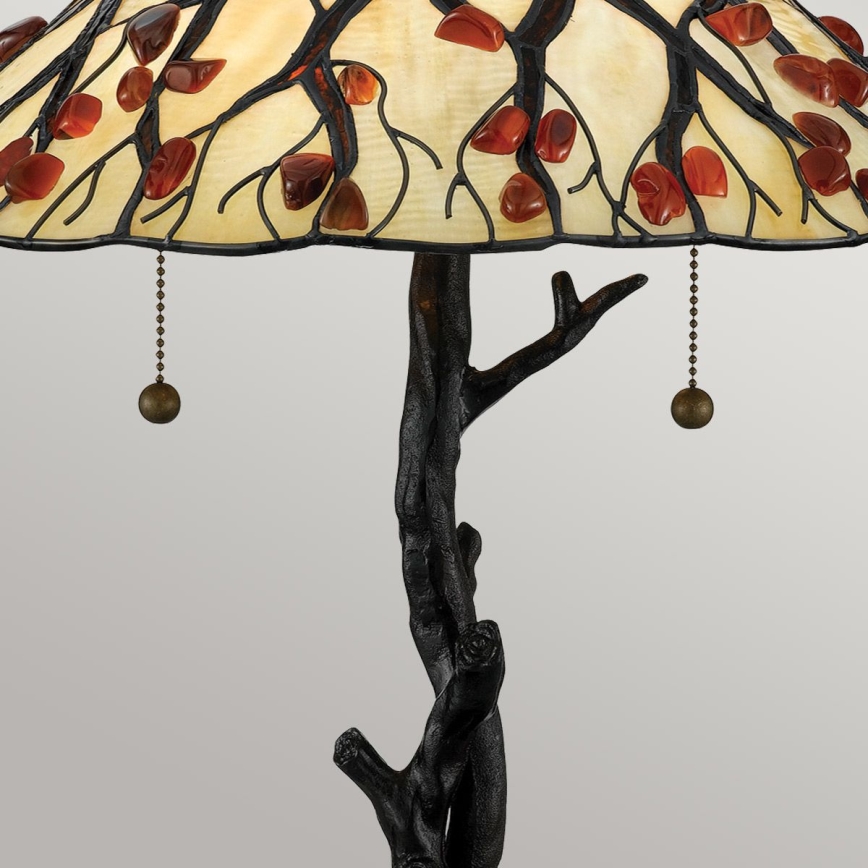 Quoizel - Stolná lampa WHISPERING 2xE27/60W/230V