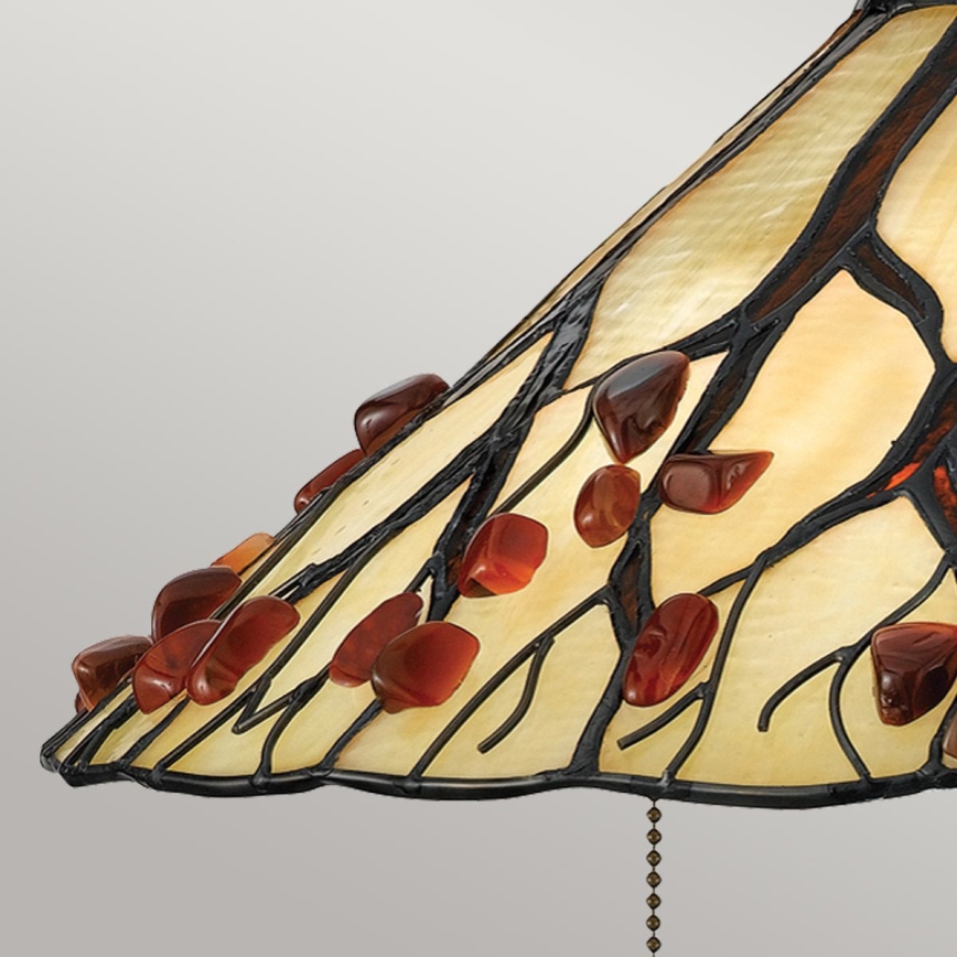 Quoizel - Stolná lampa WHISPERING 2xE27/60W/230V