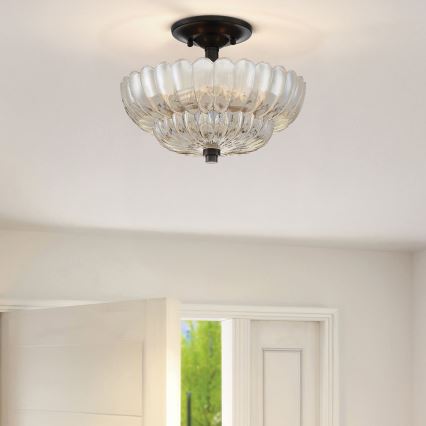 Quoizel - Stropné svietidlo WHITECAP 3xE14/40W/230V pr. 29,7 cm