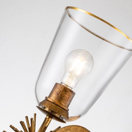 Quoizel - Nástenné svietidlo STARING 1xE27/40W/230V medené