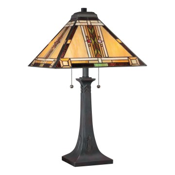 Quoizel - Stolná lampa NAVAJO 2xE27/60W/230V