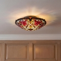 Quoizel - Stropné svietidlo Tiffany LARISSA 2xE27/40W/230V pr. 41,2 cm