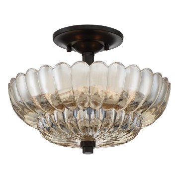 Quoizel - Stropné svietidlo WHITECAP 3xE14/40W/230V pr. 29,7 cm