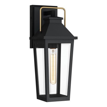 Quoizel - Vonkajšie nástenné svietidlo BUCKLEY 1xE27/40W/230V IP44 čierna