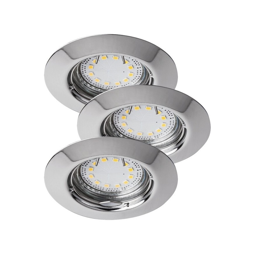 Rabalux - SADA 3xLED Kúpeľňové podhľadové svietidlo 3xGU10/3W/230V IP44