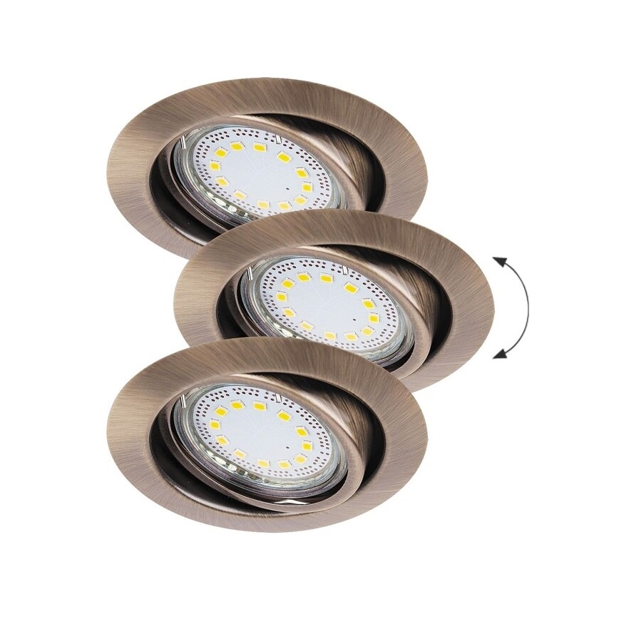 Rabalux - SADA 3xLED Podhľadové svietidlo 3xGU10/3W/230V IP40