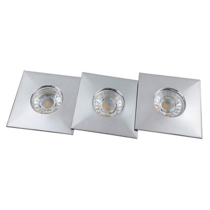 Rabalux 1079 - SADA 3x LED Kúpeľňové podhľadové svietidlo RANDY 3xLED/4W/230V