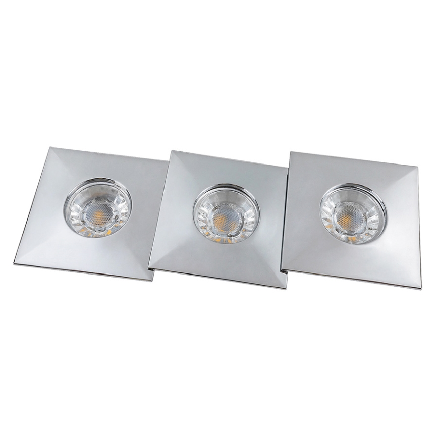 Rabalux 1079 - SADA 3x LED Kúpeľňové podhľadové svietidlo RANDY 3xLED/4W/230V