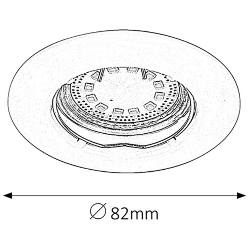 Rabalux - SADA 3xLED Podhľadové svietidlo 3xGU10/3W/230V IP40