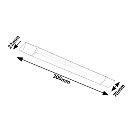 Rabalux 1450 - LED Podlinkové svietidlo BATTEN LED/10W/230V