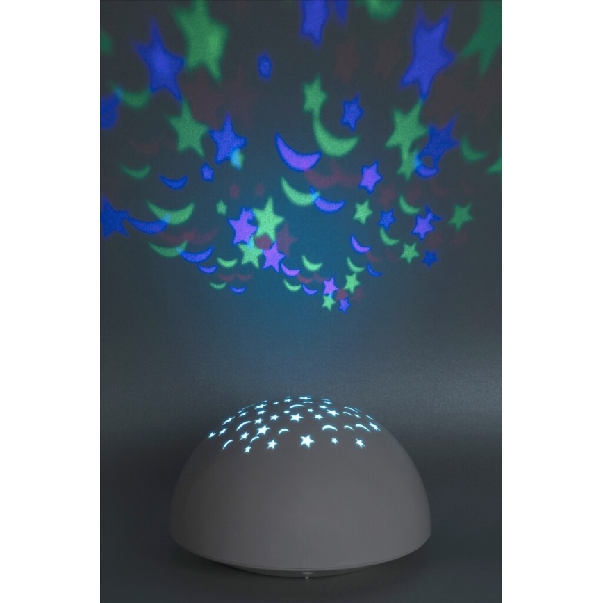 Rabalux - LED Nočné svetlo RGB LED/0,5W/3xAA